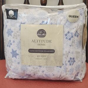Snowflake sheet set, queen size
